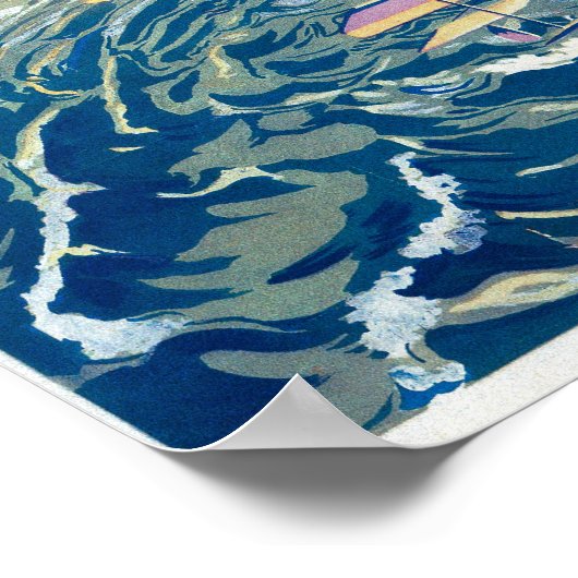 Uitzicht van drijfvliegtuigen in Poster van lucht  (Hoek)