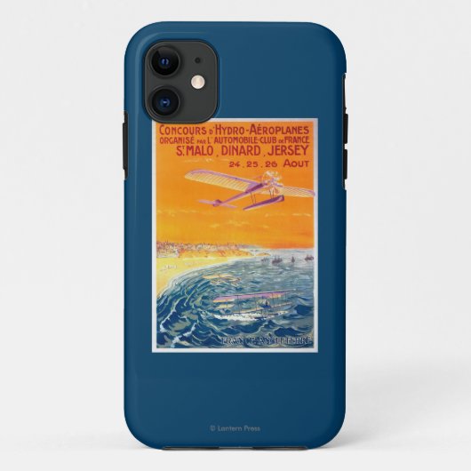 Uitzicht van drijfvliegtuigen in Poster van lucht  Case-Mate iPhone Case (Achterkant)
