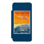 Uitzicht van drijfvliegtuigen in Poster van lucht  Incipio iPhone Portemonnee Hoesje (Voorkant Agenda)