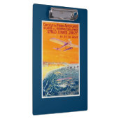 Uitzicht van drijfvliegtuigen in Poster van lucht  Klembord (Rechts)