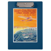 Uitzicht van drijfvliegtuigen in Poster van lucht  Klembord (Voorkant)