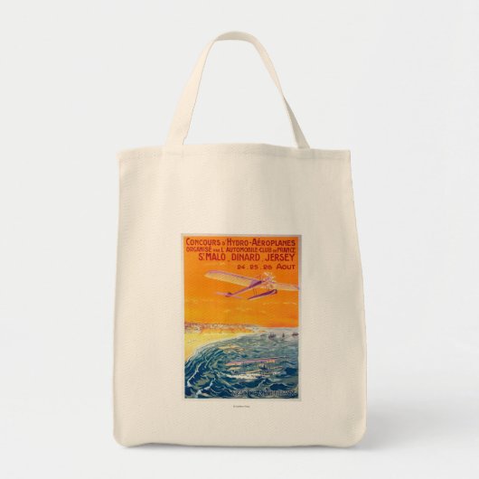 Uitzicht van drijfvliegtuigen in Poster van lucht  Tote Bag (Voorkant)