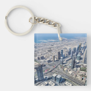 Uitzicht van Dubai Sleutelhanger