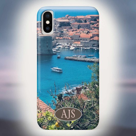 Uitzicht van Dubrovnik Harbour, Kroatië. Case-Mate iPhone Case