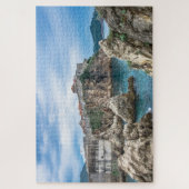 Uitzicht van Dubrovnik uit zee Legpuzzel (Verticaal)