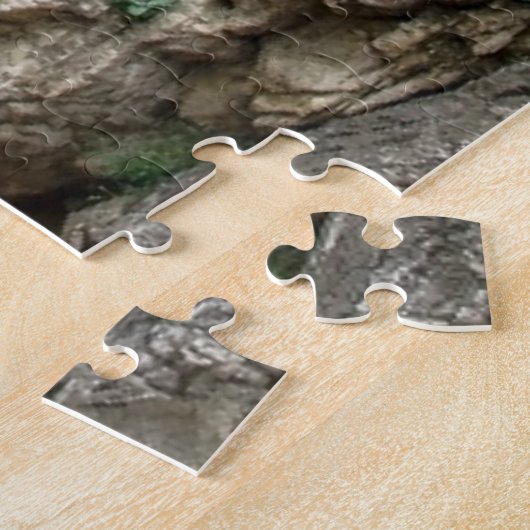 Uitzicht van Dubrovnik uit zee Legpuzzel (Zijkant)