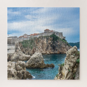 Uitzicht van Dubrovnik uit zee Legpuzzel