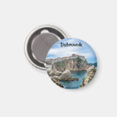 Uitzicht van Dubrovnik uit zee Magneet (Voorkant / Achterkant)