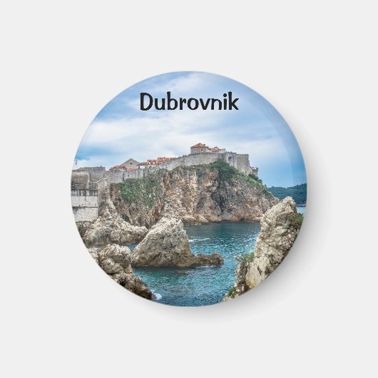 Uitzicht van Dubrovnik uit zee Magneet (Voorkant)