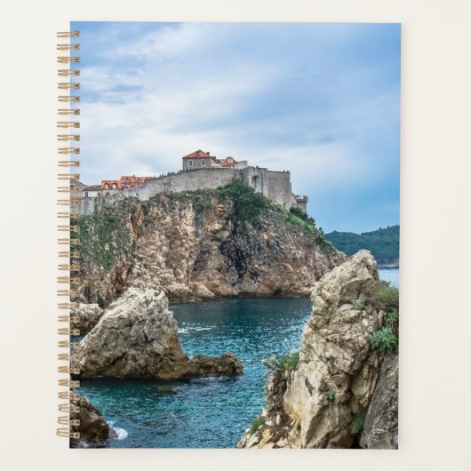Uitzicht van Dubrovnik uit zee Planner (Voorkant)