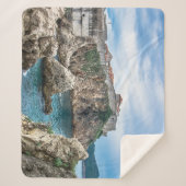 Uitzicht van Dubrovnik uit zee Sherpa Deken (Voorkant)