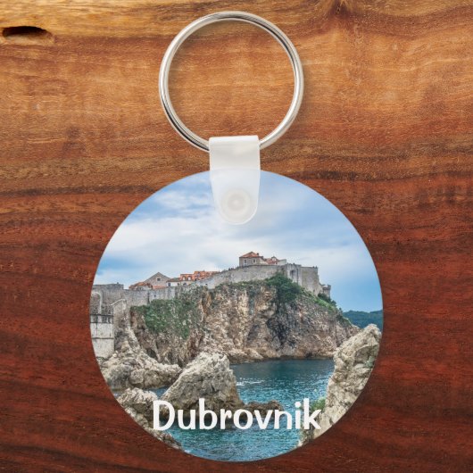 Uitzicht van Dubrovnik uit zee Sleutelhanger (Voorkant)