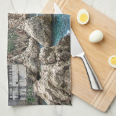 Uitzicht van Dubrovnik uit zee Theedoek (Quarter Fold)