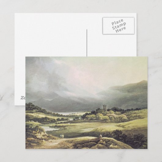 Uitzicht van Dunloe Castle, Killarney, 1805 Briefkaart (Voorkant / Achterkant)