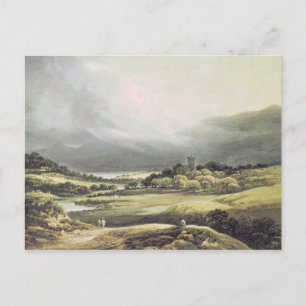 Uitzicht van Dunloe Castle, Killarney, 1805 Briefkaart