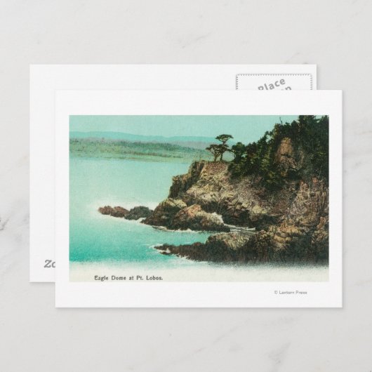 Uitzicht van Eagle Dome in Point Lobos Briefkaart (Voorkant / Achterkant)