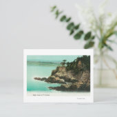 Uitzicht van Eagle Dome in Point Lobos Briefkaart (Staand voorkant)