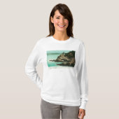 Uitzicht van Eagle Dome in Point Lobos T-shirt (Voorkant volledig)