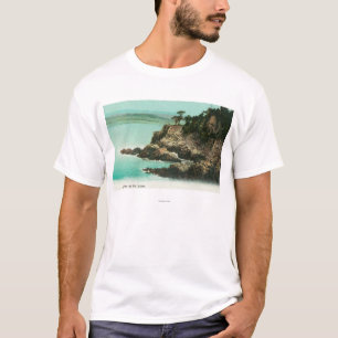 Uitzicht van Eagle Dome in Point Lobos T-shirt