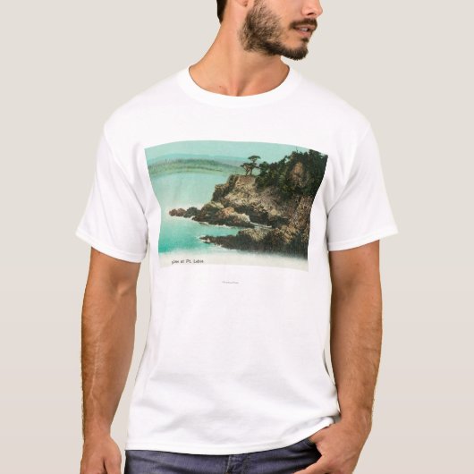 Uitzicht van Eagle Dome in Point Lobos T-shirt (Voorkant)
