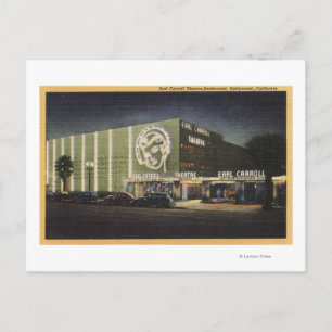 Uitzicht van Earl Carroll Theaterrestaurant Briefkaart