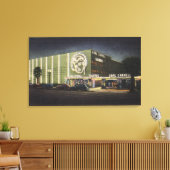 Uitzicht van Earl Carroll Theaterrestaurant Canvas Afdruk (Insitu (Woonkamer))