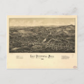 Uitzicht van East Pepperell Massachusetts (1886) Briefkaart (Voorkant)