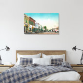 Uitzicht van East Street, Healdsburg, CA Canvas Afdruk (Insitu (Slaapkamer))