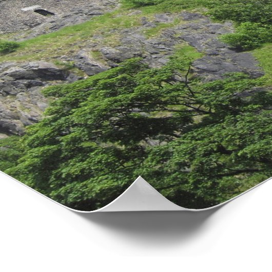 Uitzicht van Edinburgh Castle, Edinburgh, Schotlan Poster (Hoek)