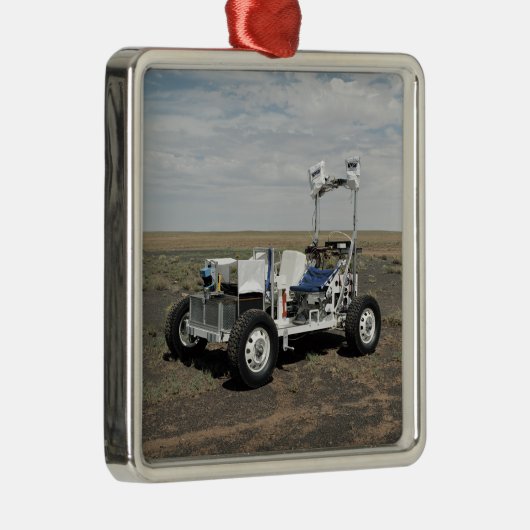 Uitzicht van een 1-G Lunar Rover Vehicle Metalen Ornament (Rechts)