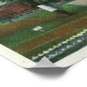 Uitzicht van een Amerikaans militair kamp Poster (Hoek)