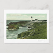 Uitzicht van een Amerikaanse vuurtoren Briefkaart (Voorkant)