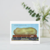 Uitzicht van een Aroostook-aardappel op een treins Briefkaart (Staand voorkant)