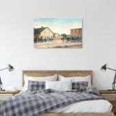 Uitzicht van een artillerieboor bij Presidio Canvas Afdruk (Insitu (Slaapkamer))