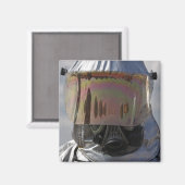 Uitzicht van een brandweerman magneet (Voorkant / Achterkant)