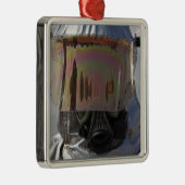 Uitzicht van een brandweerman metalen ornament (Rechts)