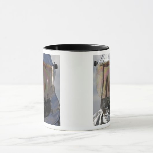 Uitzicht van een brandweerman mok (Midden)