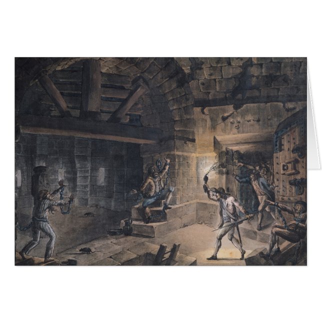 Uitzicht van een cel in de Bastille (Voorkant Horizontaal)