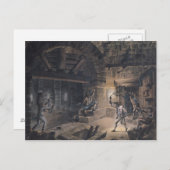 Uitzicht van een cel in de Bastille Briefkaart (Voorkant / Achterkant)