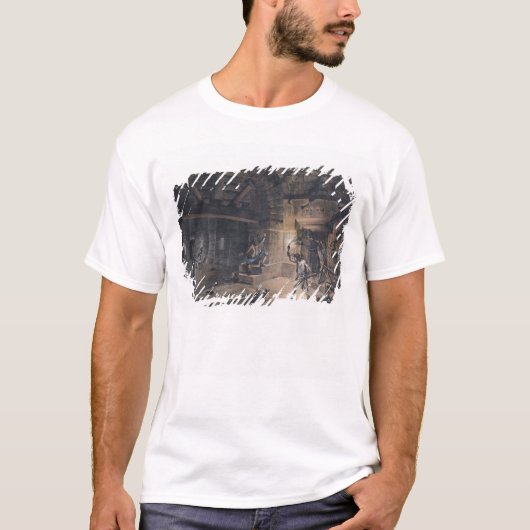 Uitzicht van een cel in de Bastille T-shirt (Voorkant)