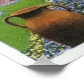 Uitzicht van een Chautauqua Lake Estate Gardens Poster (Hoek)