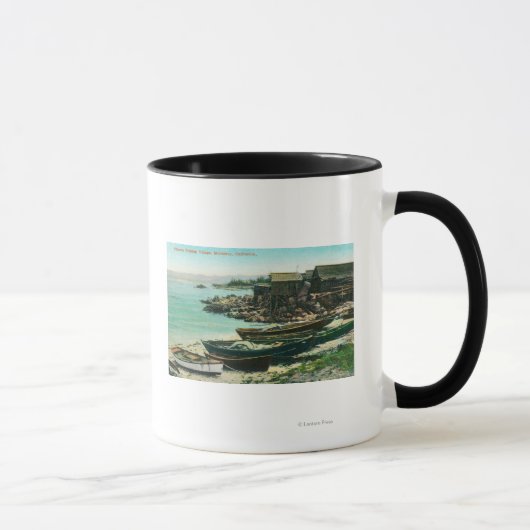 Uitzicht van een Chinees Geviste dorp Mok (Rechts)