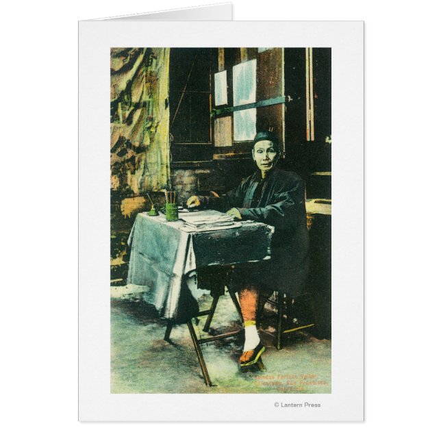 Uitzicht van een Chinese Fortune Teller (Voorkant)