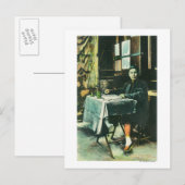 Uitzicht van een Chinese Fortune Teller Briefkaart (Voorkant / Achterkant)