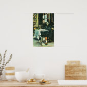 Uitzicht van een Chinese Fortune Teller Poster (Keuken)