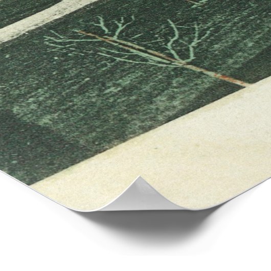 Uitzicht van een City ParkAlameda, CA Poster (Hoek)