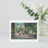 Uitzicht van een Croquet GameHarbin Springs, CA Briefkaart (Staand voorkant)