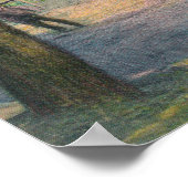 Uitzicht van een Croquet GameHarbin Springs, CA Poster (Hoek)