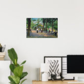 Uitzicht van een Croquet GameHarbin Springs, CA Poster (Thuiskantoor)