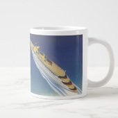 Uitzicht van een  cruiseschip in de oceaan grote koffiekop (Rechts)